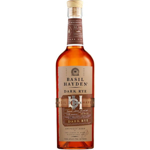 Basil Hayden Dark Rye Whiskey 750ml bottle