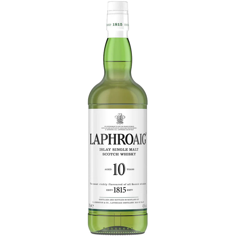 Laphroaig 10 Year Single Malt Scotch Whisky 750ml bottle