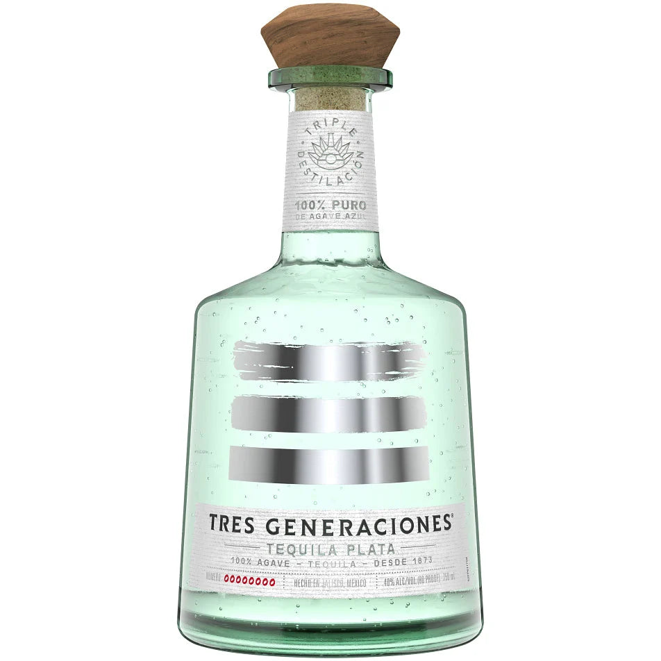 Tres Generaciones Plata Tequila 750ml bottle