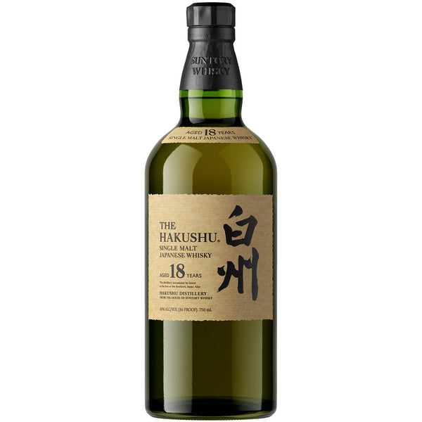 Hakushu 18 Year Single Malt Japanese Whisky 750ml