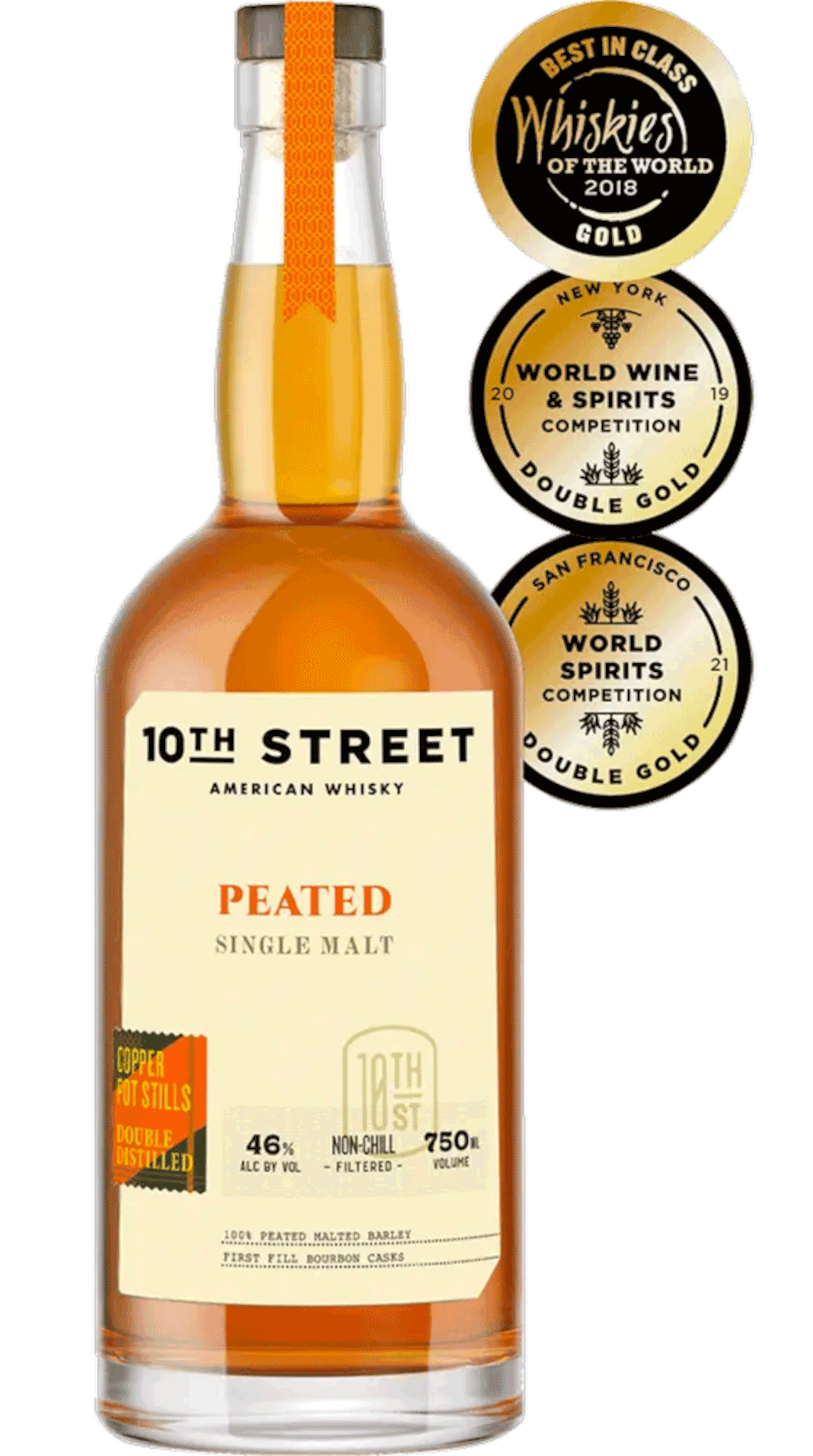 10th Street Single Malt American Whiskey - 750ml - Liquor On Broadway