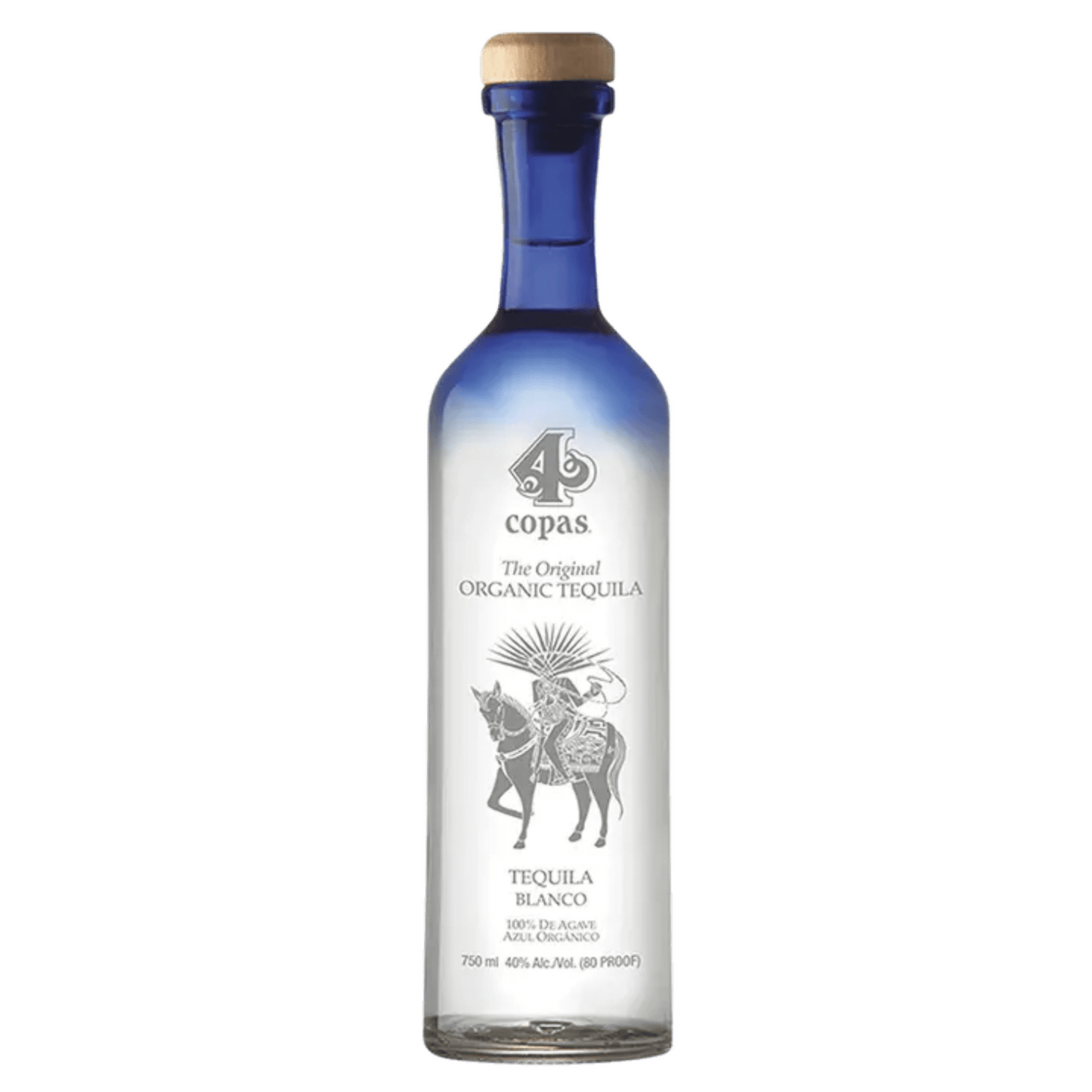 4 Copas Organic Blanco Tequila - 750ml - Liquor On Broadway