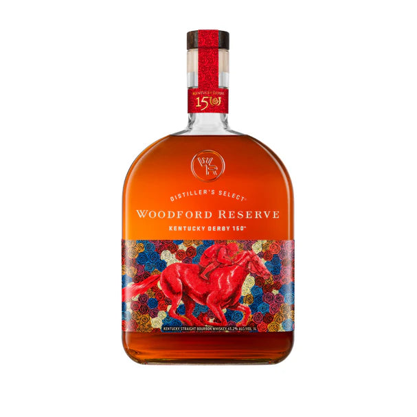 Woodford Reserve Kentucky Derby 150th Edition Bourbon Whiskey 1L bottle