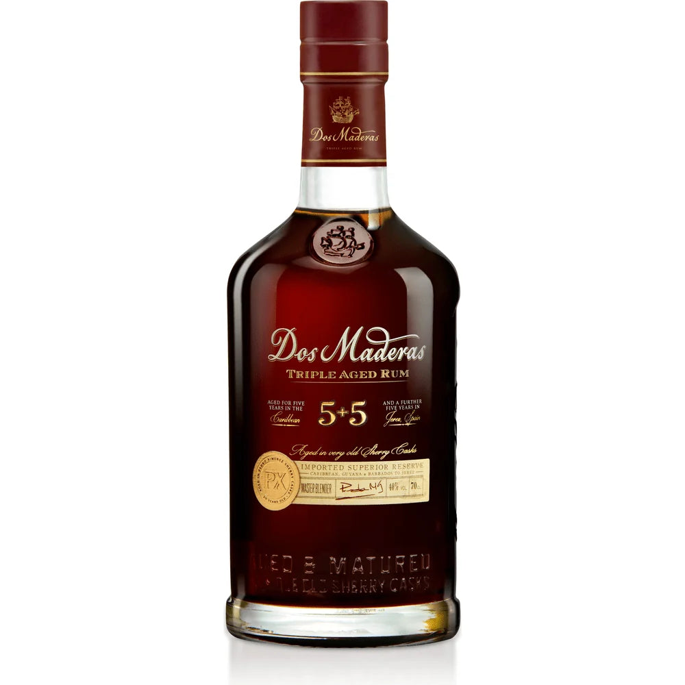 Dos Maderas PX 5+5 Triple Aged Rum 750ml bottle