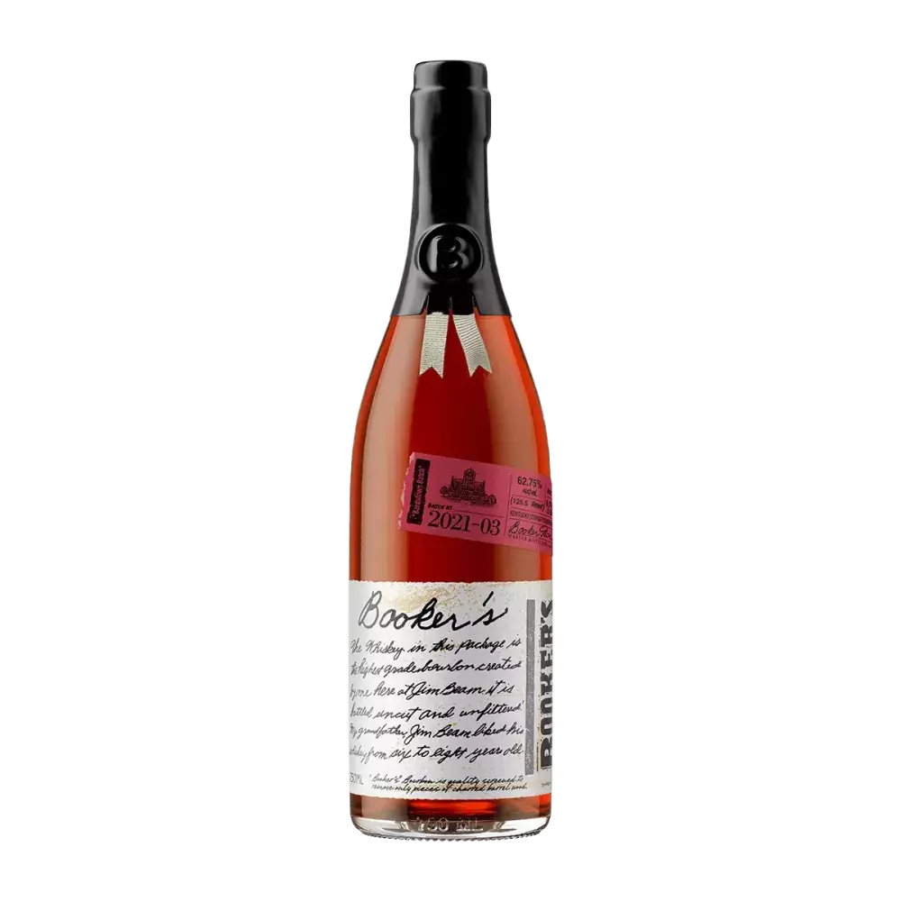 Booker’s “Bardstown Batch” 2021-03 Kentucky Straight Bourbon Whiskey 750 ml – 62.75 % ABV