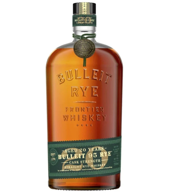 Bulleit 95 20 Year Cask Strength Straight Rye Whiskey 750ml bottle