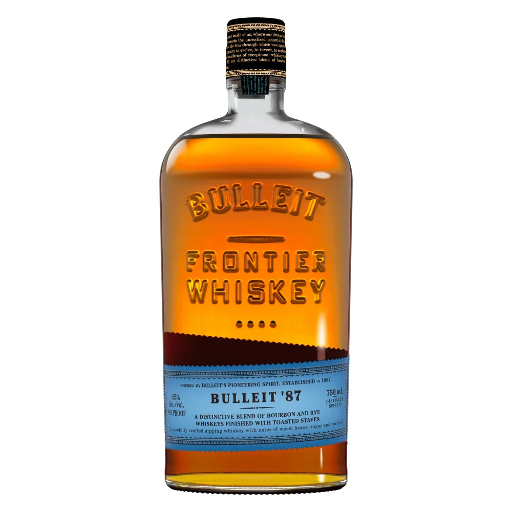 Bulleit Bourbon Frontier Whiskey 750ml bottle