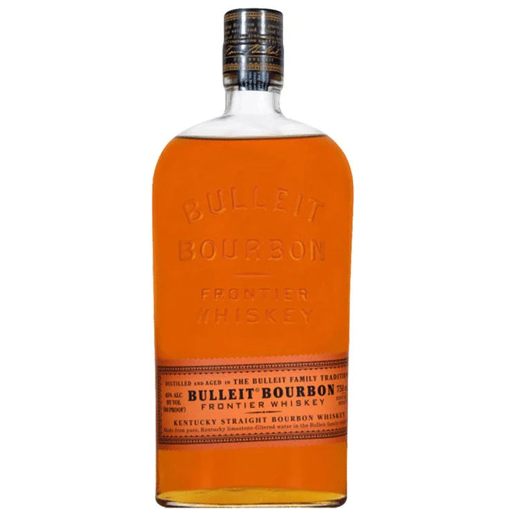 Bulleit Straight Bourbon Frontier Whiskey 750ml front bottle