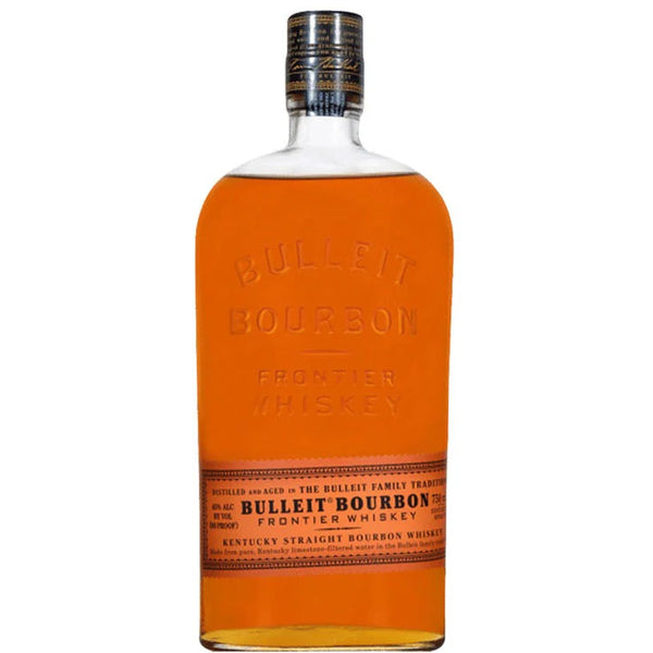 Bulleit Straight Bourbon Frontier Whiskey 750ml front bottle