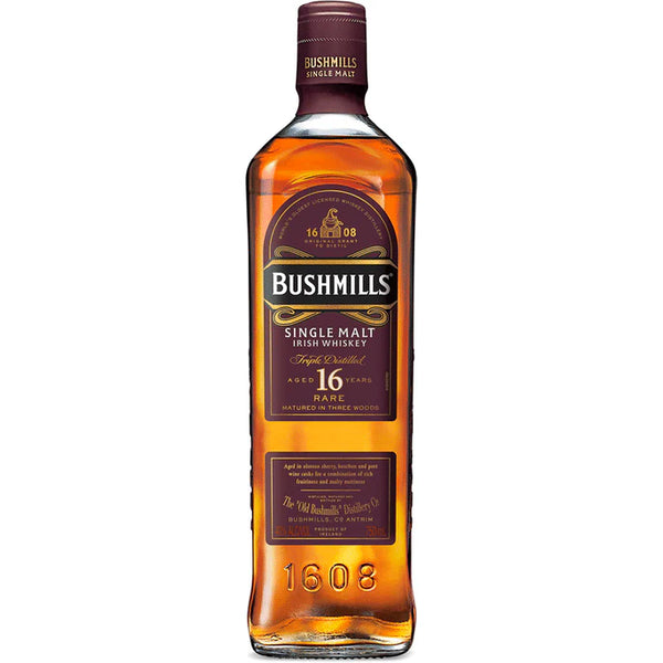 Bushmills 16 Year Single Malt Irish Whiskey 750ml bottle