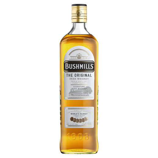 Bushmills Original Irish Whiskey 750ml front bottle