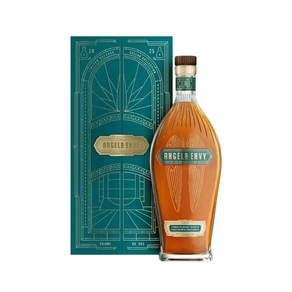 Angel's Envy Cellar Collection Vol. 5 Straight Rye Finished in French Oak Extra Anejo Tequila Barrels 750ml gift box
