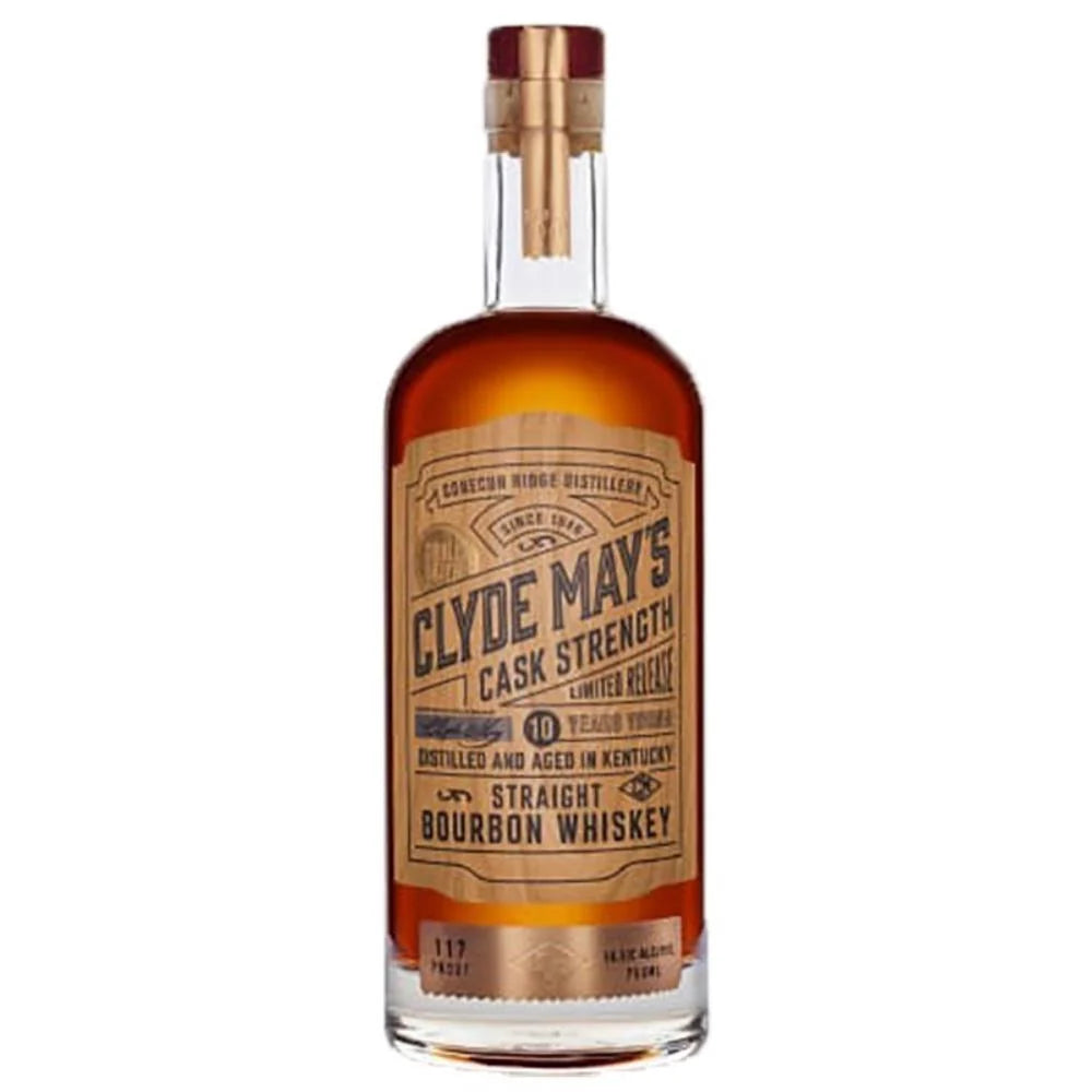 Clyde May's Cask Strength 10 Year Old Bourbon 117 Proof 750ml bottle