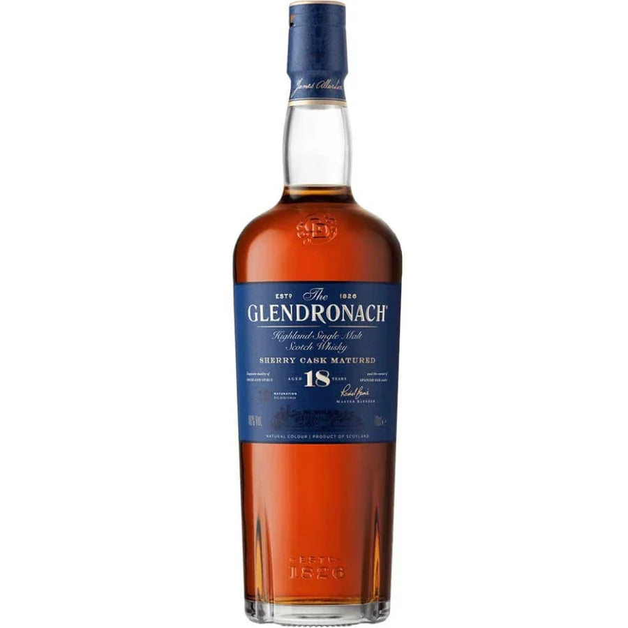 The Glendronach Allardice 18 Year Single Malt Scotch Whisky 750ml front bottle
