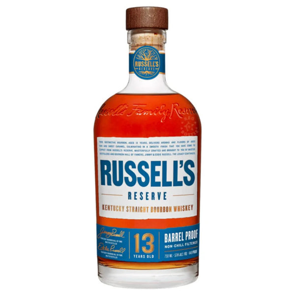 Russells Reserve 13 Year Barrel Proof Batch 1 114.8 Proof Bourbon 750ml bottle