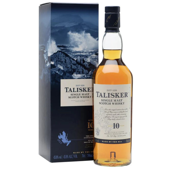 Talisker 10 Year Single Malt Scotch Whisky 750ml bottle