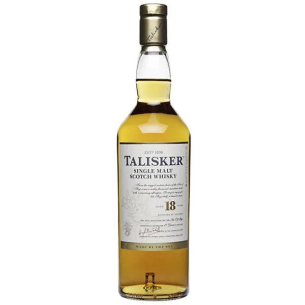 Talisker 18 Year Single Malt Scotch 750ml front bottle