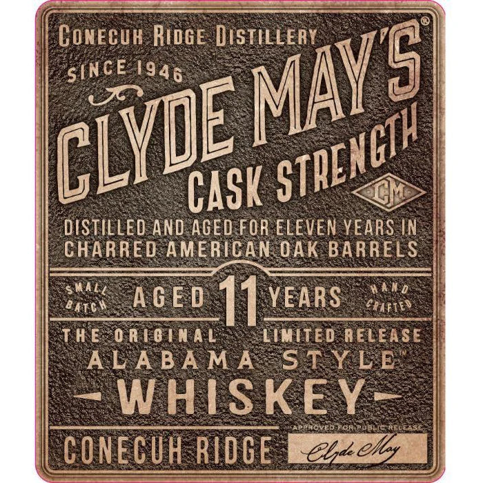 Clyde Mays 11 Year Cask Strength 120 Proof Bourbon 750ml bottle