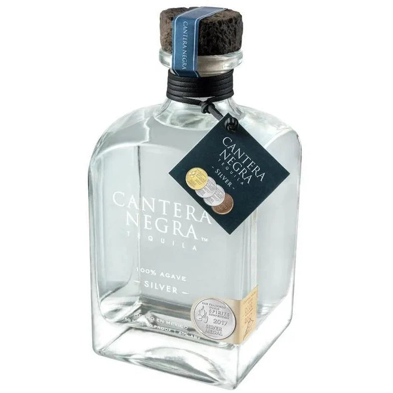 Cantera Negra Silver Tequila 750ml bottle