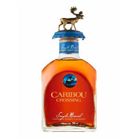 Caribou Crossing Single Barrel Canadian Whisky 750ml blue wax seal bottle