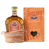Crown Royal x Juicy Couture Peach Flavored Canadian Whisky 750ml velour bag