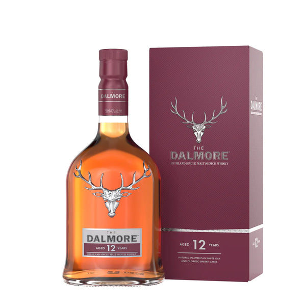 The Dalmore 12 Year Single Malt Scotch Whisky 750ml bottle