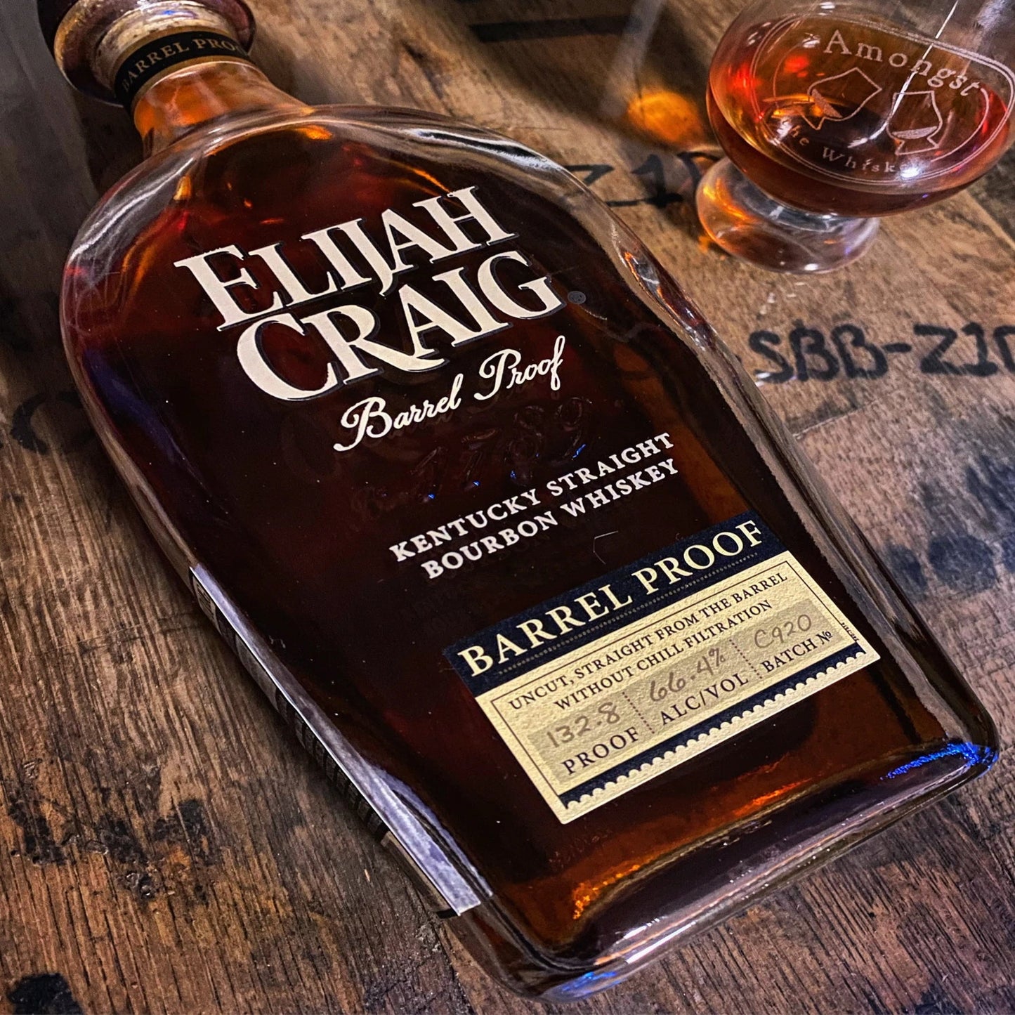 Elijah Craig Barrel Proof 12 Year Batch C920 – 132.8 Proof – 750 ml