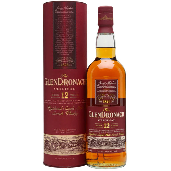 The GlenDronach 12 Year Single Malt Scotch Whisky 750ml bottle
