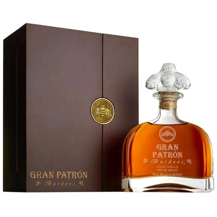 Gran Patron Burdeos Anejo Tequila 750ml crystal decanter