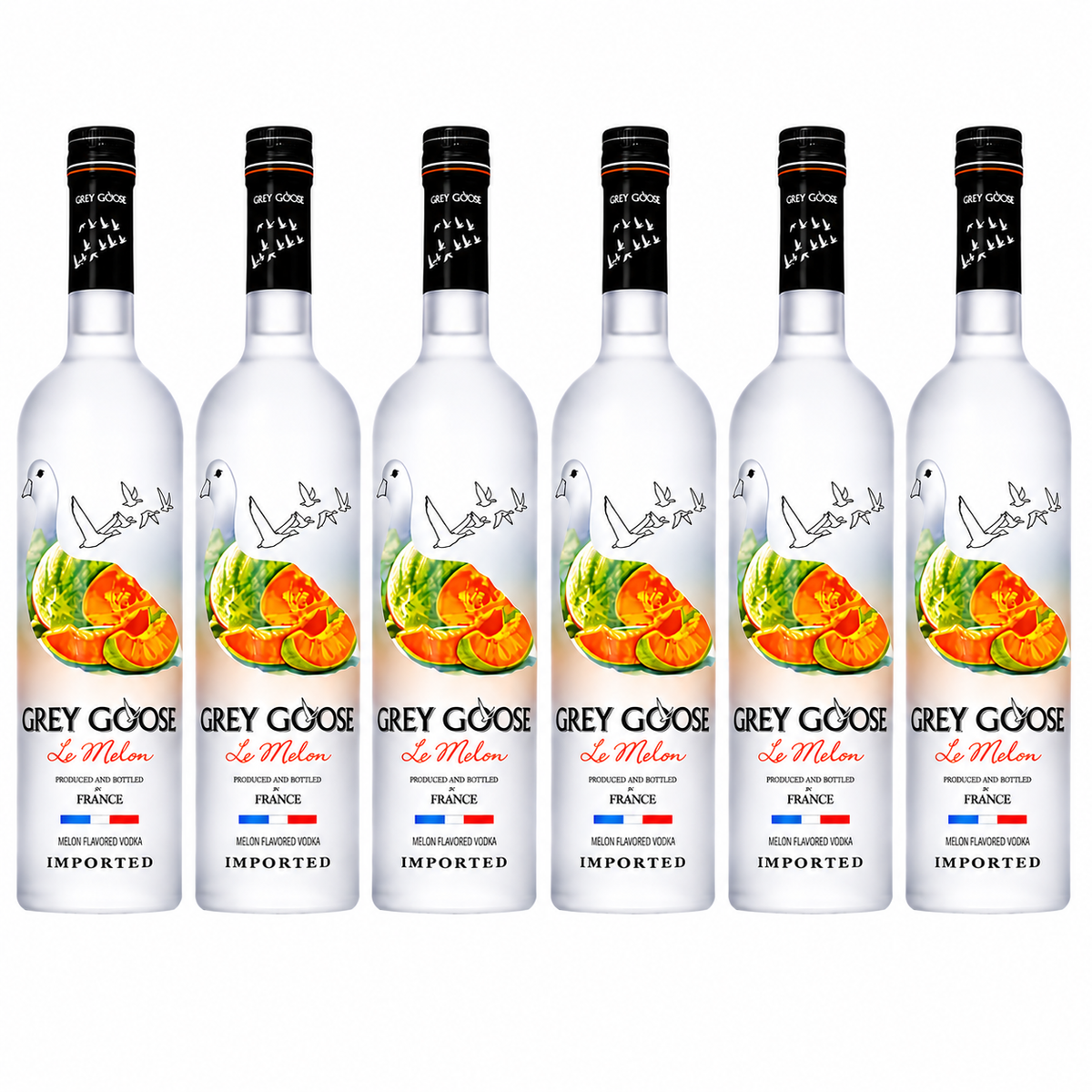 Grey Goose Le Melon Vodka 6 Pack 750ml bottles