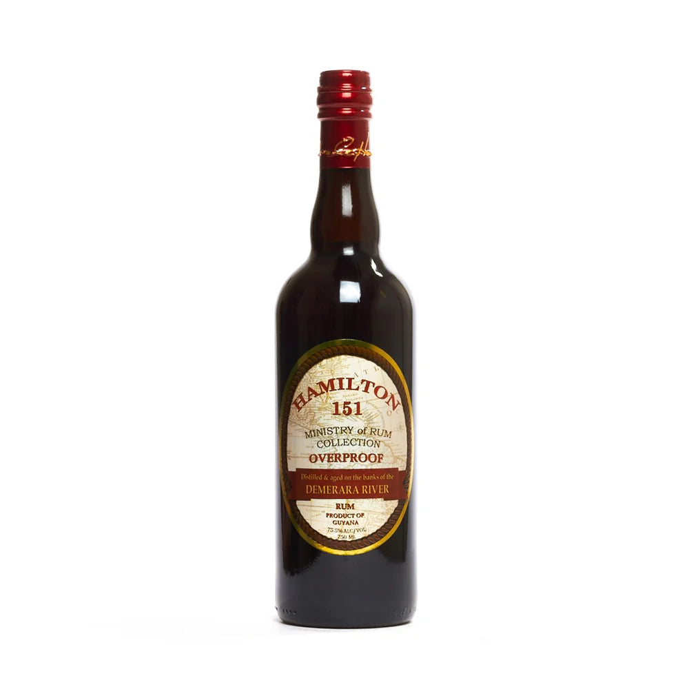 Hamilton Demerara 151 Overproof Rum 750ml bottle