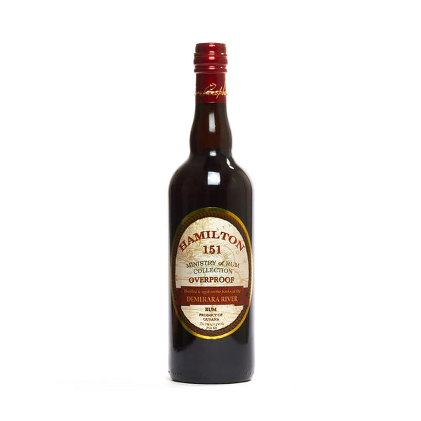Hamilton Demerara 151 Overproof Rum 750ml bottle