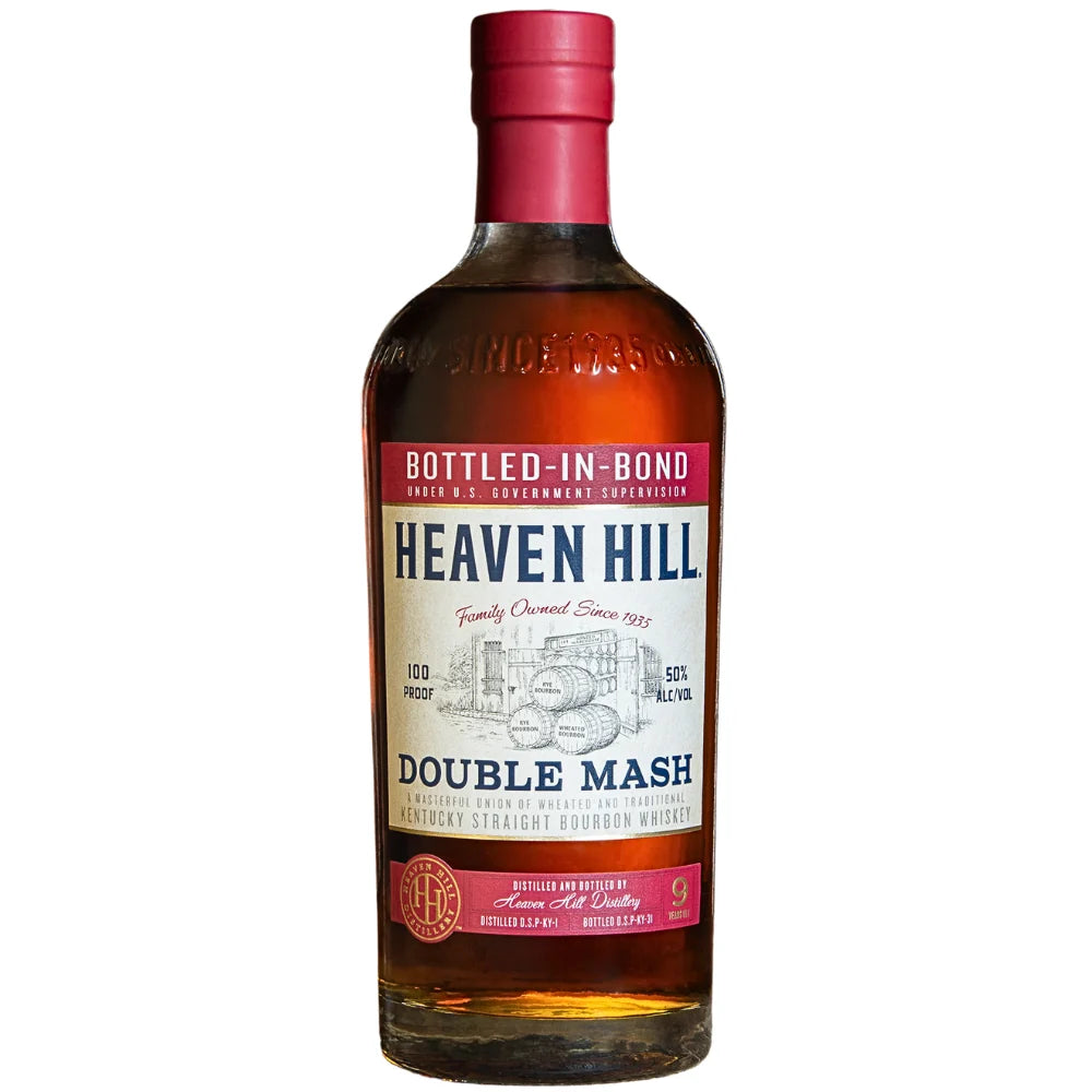 Heaven Hill 9 Year Old Double Mash Bourbon Bottled in Bond 750ml bottle