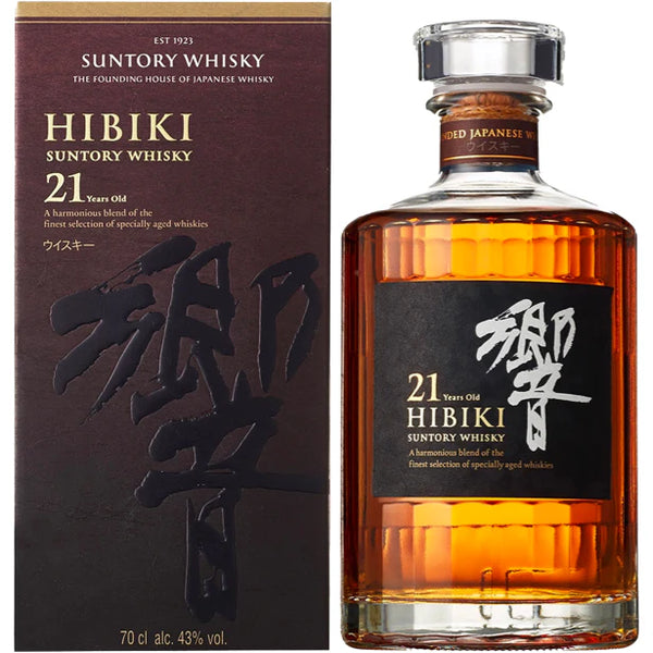 Hibiki 21 Year Blended Japanese Whisky 750ml front bottle