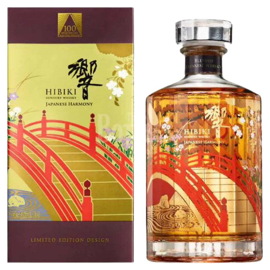 Hibiki Harmony 100th Anniversary Edition Japanese Whisky 750ml front bottle