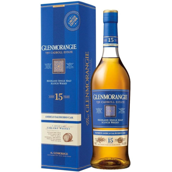 Glenmorangie The Cadboll Estate 15 Year Old Highland Single Malt Scotch Whisky 750ml bottle