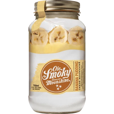 Ole Smoky Banana Pudding Cream Moonshine 750ml bottle