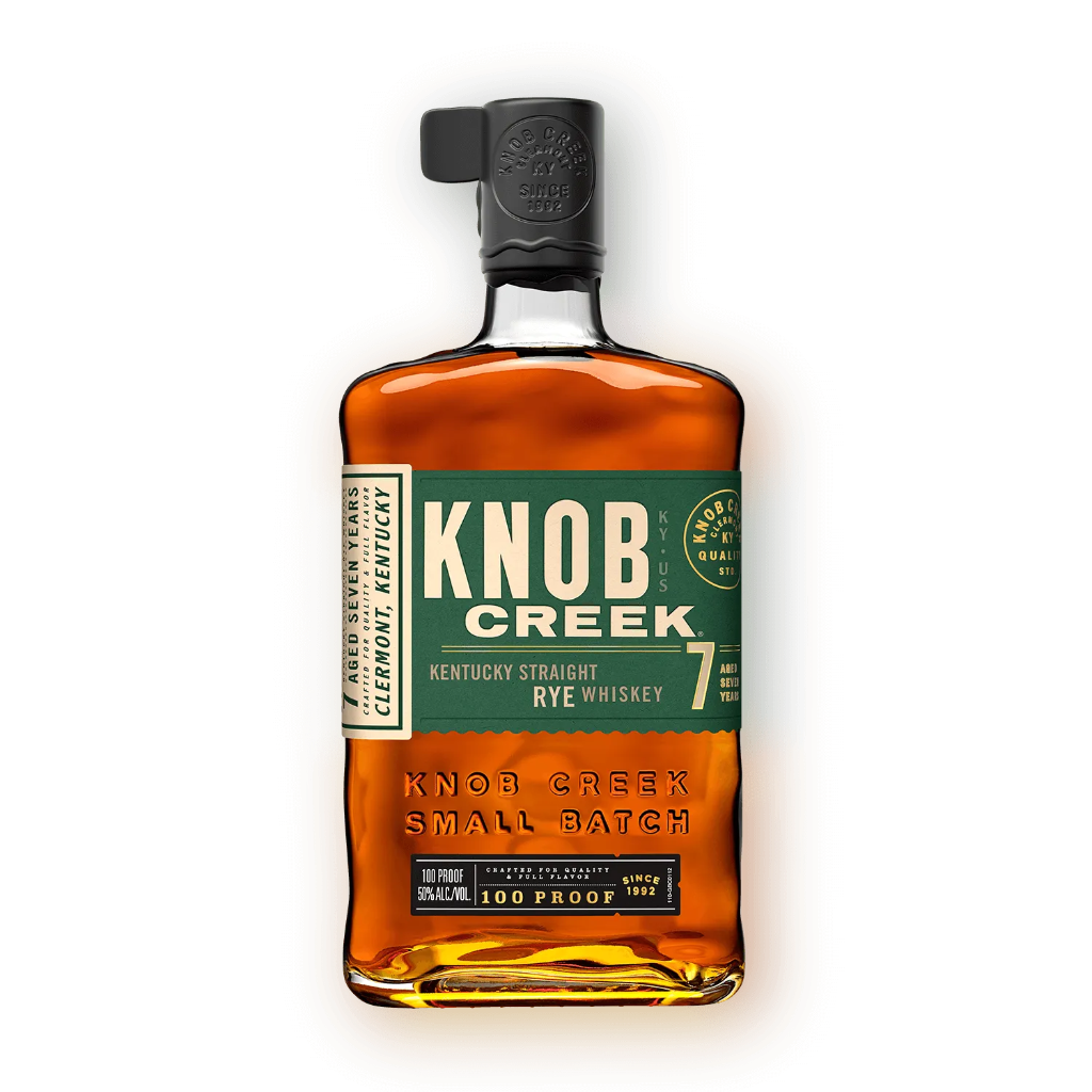 Knob Creek 7 Year Kentucky Straight Rye Whiskey 100 Proof 750ml bottle