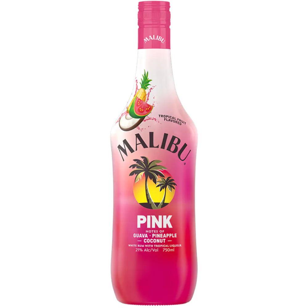 Malibu Pink Rum 750ml bottle