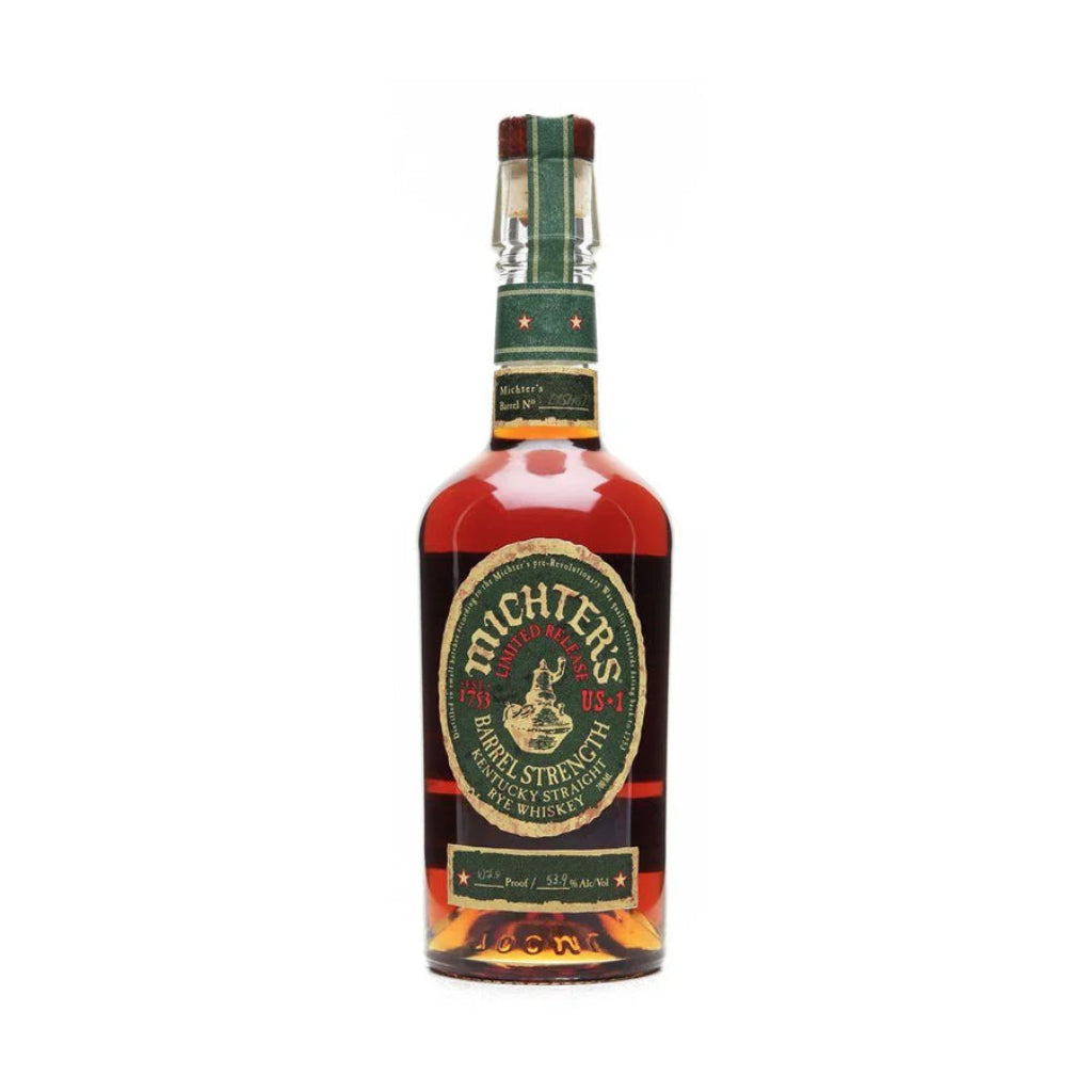 Michter’s US*1 Barrel Strength Rye Whiskey 2021 Edition 750ml front bottle