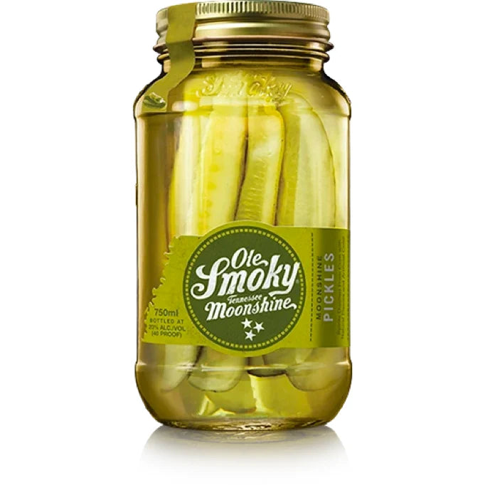 Ole Smoky Pickles Moonshine 750ml jar with dill pickles
