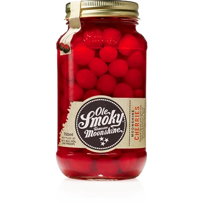 Ole Smoky Moonshine Cherries 100 Proof 750ml jar