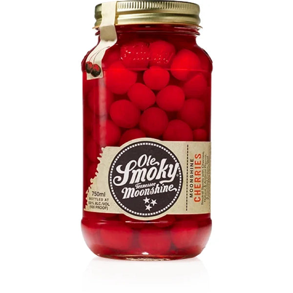 Ole Smoky Moonshine Cherries 100 Proof 750ml jar