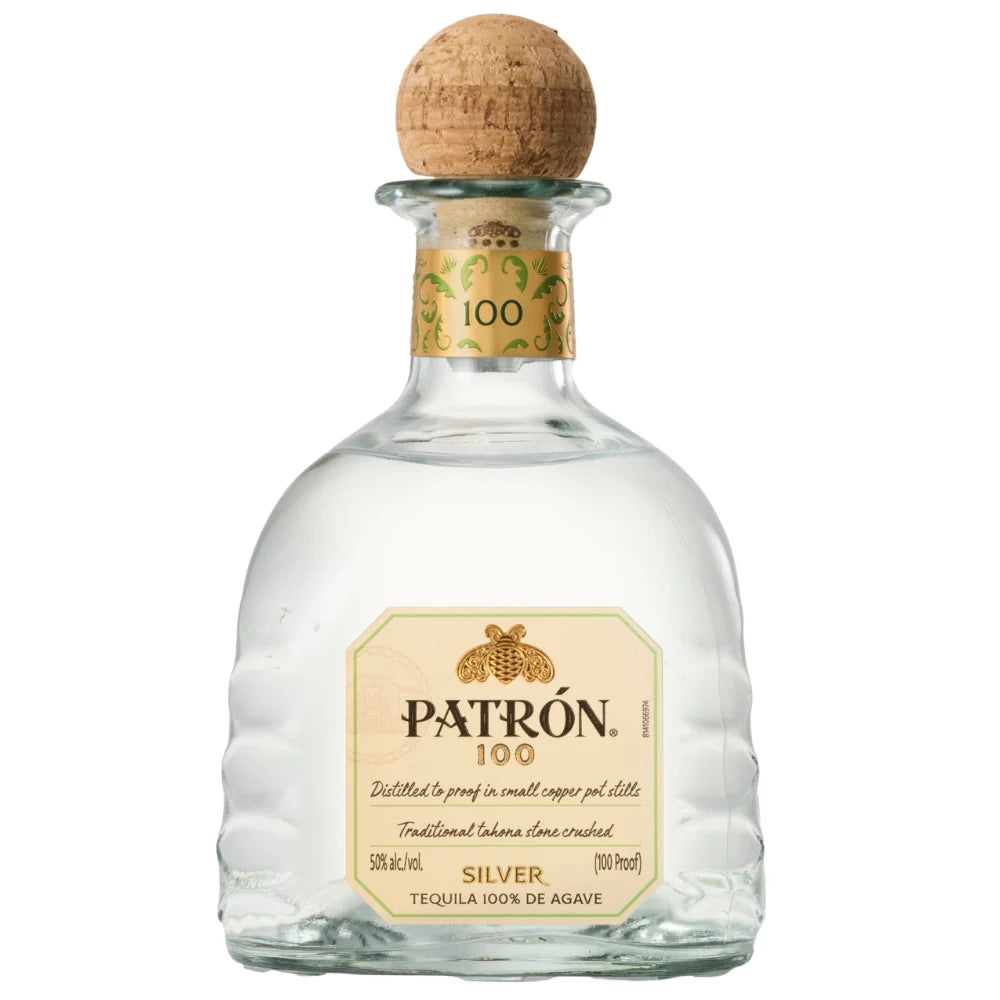 Patron 100 Silver Tequila 100 Proof 750ml bottle