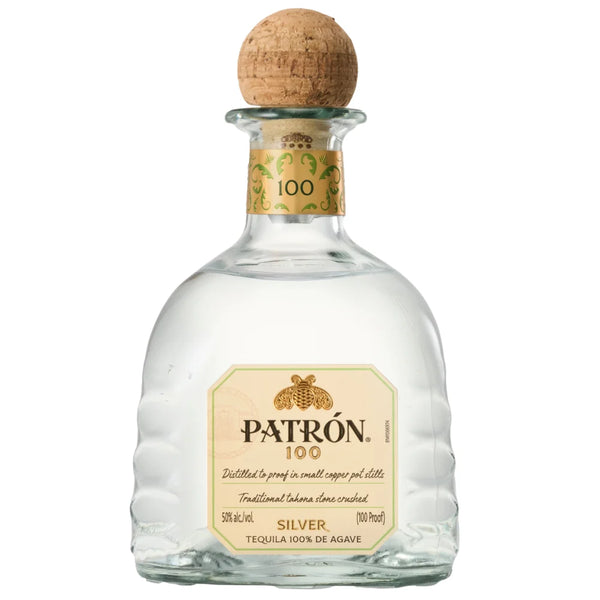 Patron 100 Silver Tequila 100 Proof 750ml bottle