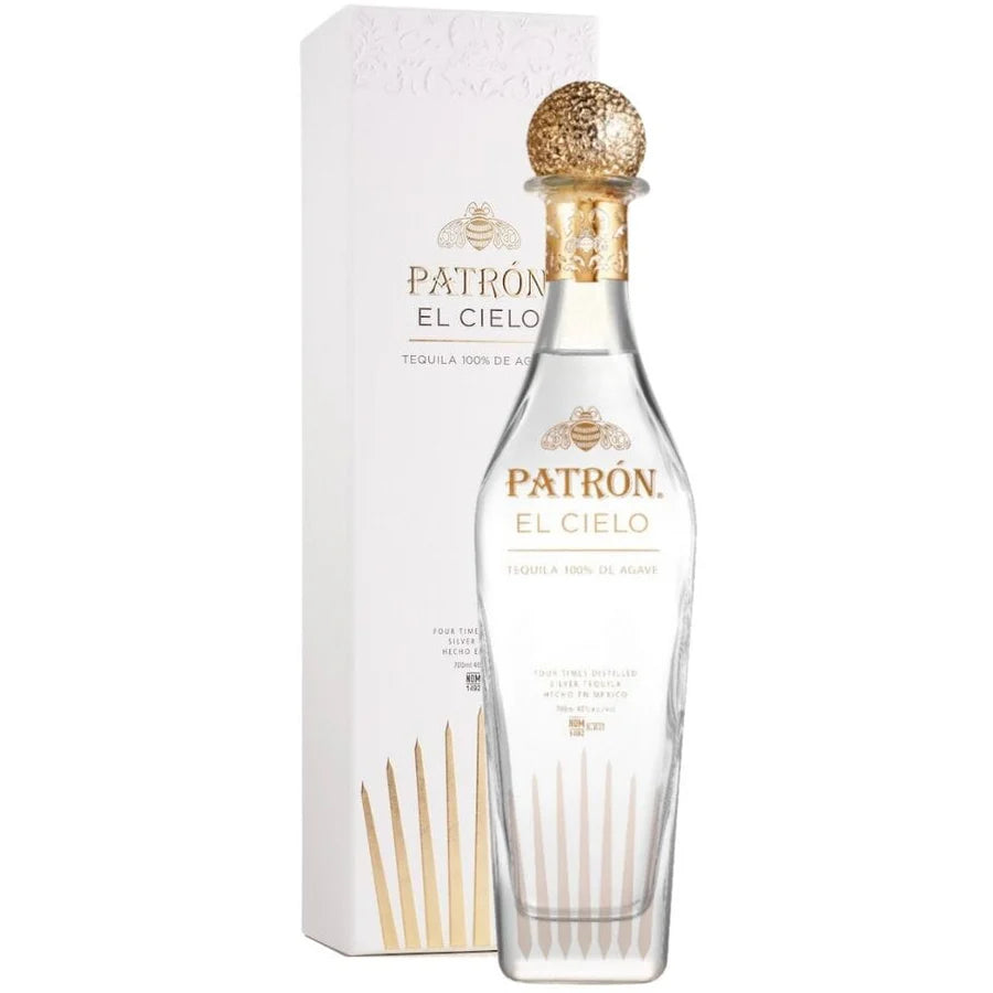 Patrón El Cielo Silver Tequila 700ml front bottle