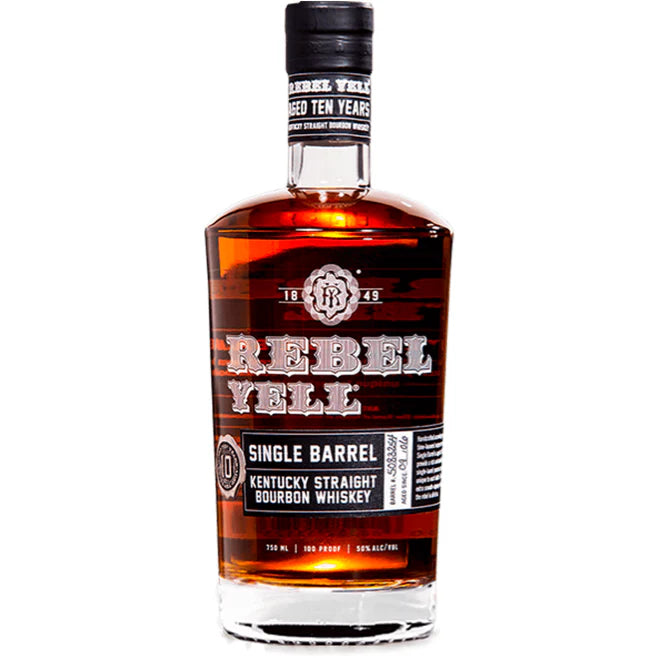 Rebel 10 Year Single Barrel Kentucky Straight Bourbon 750ml front bottle