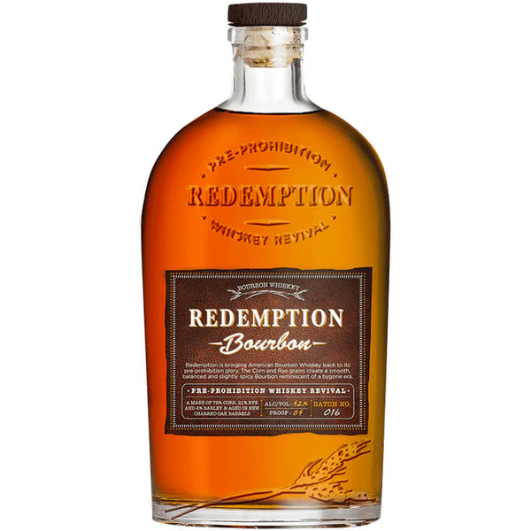 Redemption Bourbon Whiskey 750ml bottle