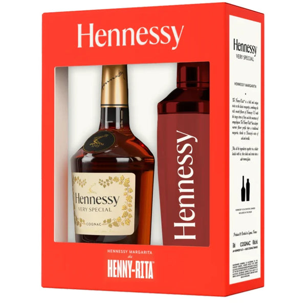 Hennessy VS Cognac Shaker Gift Set 750ml with cocktail shaker