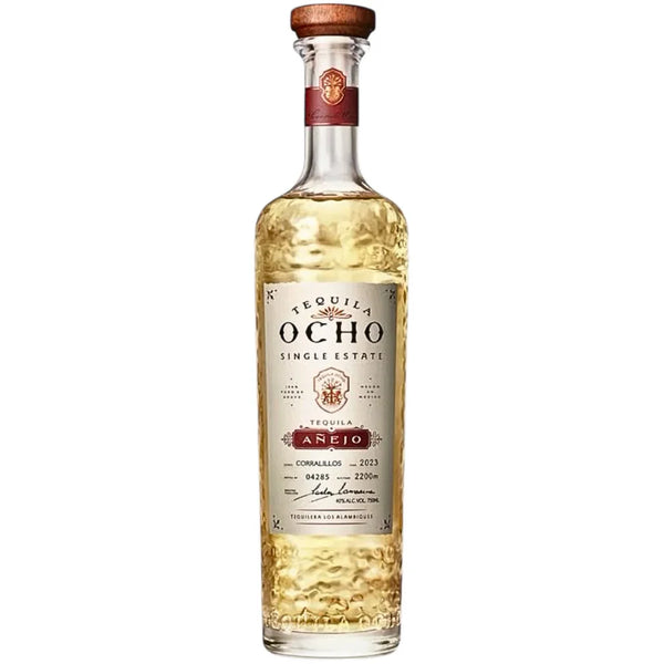 Tequila Ocho Añejo 750ml front bottle